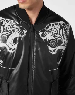 Giacche^Plein Sport Nylon Bomber Tiger