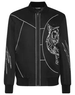 Giacche^Plein Sport Nylon Bomber Tiger Court Edition