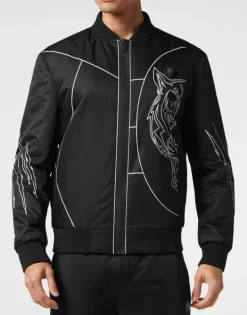 Giacche^Plein Sport Nylon Bomber Tiger Court Edition
