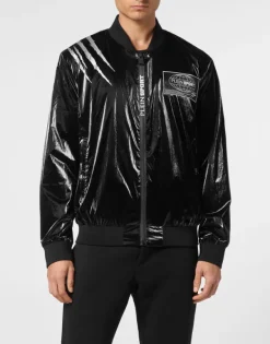 Uomo | Giacche^Plein Sport Nylon Crease Bomber Jacket