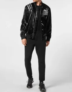 Uomo | Giacche^Plein Sport Nylon Crease Bomber Jacket