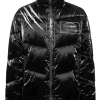 Giacche^Plein Sport Nylon Crease Puffer Jacket