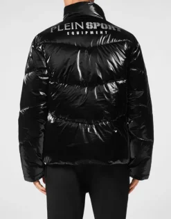 Giacche^Plein Sport Nylon Crease Puffer Jacket