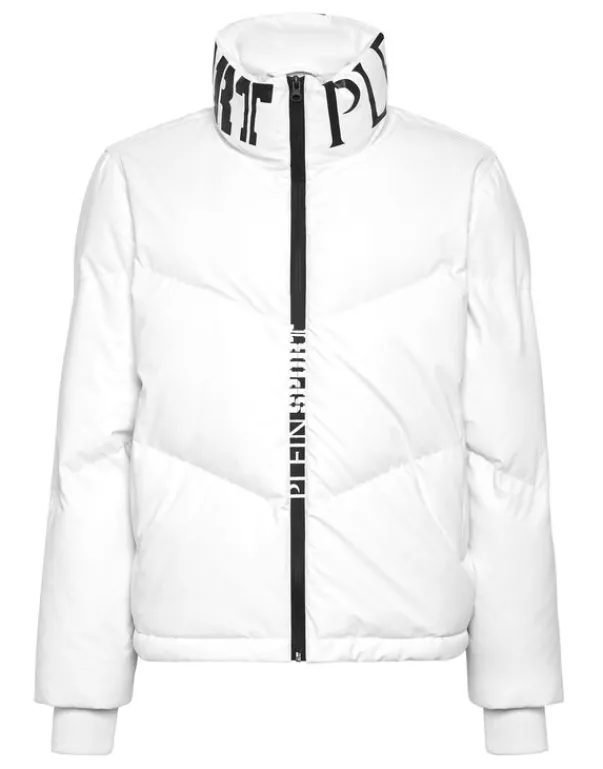 Giacche^Plein Sport Nylon Down Jacket Tiger