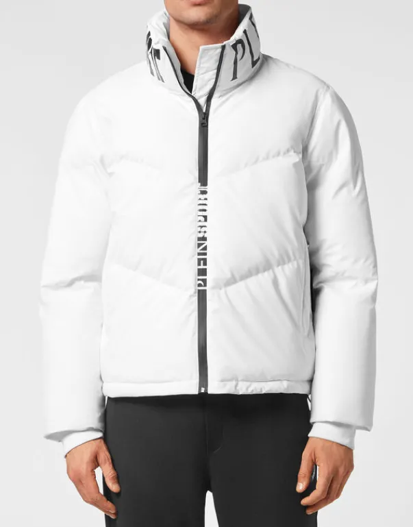 Giacche^Plein Sport Nylon Down Jacket Tiger