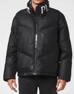 Giacche^Plein Sport Nylon Down Jacket Tiger