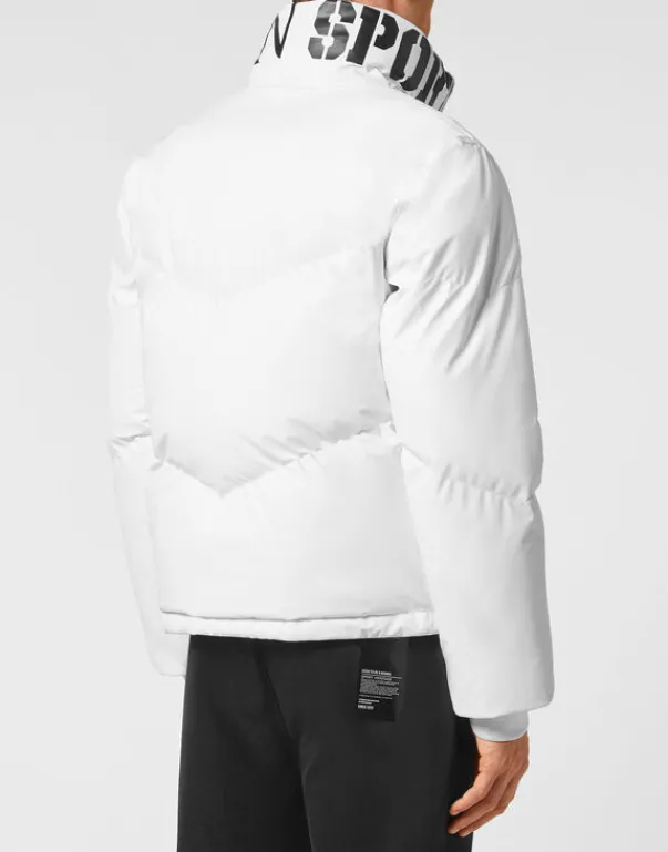 Giacche^Plein Sport Nylon Down Jacket Tiger