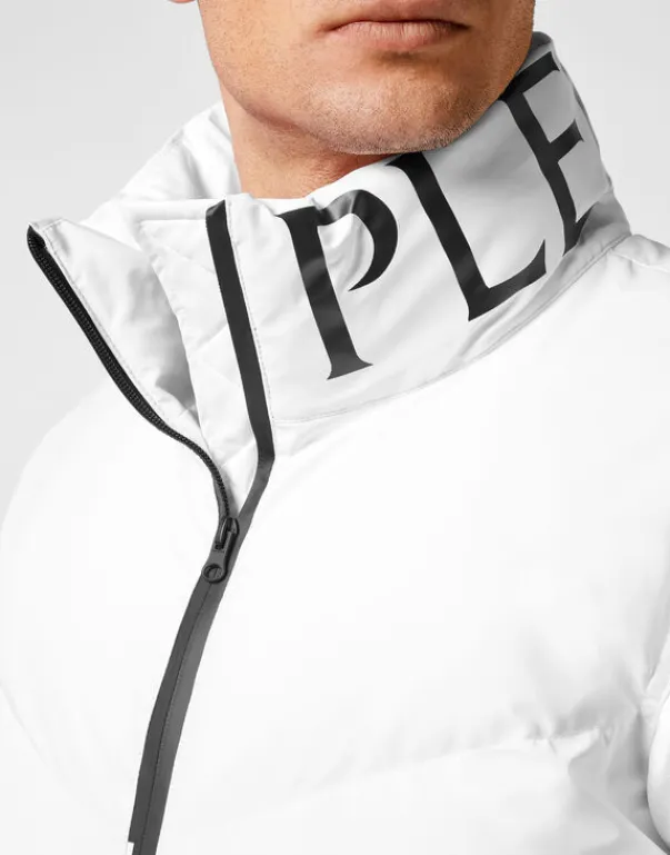 Giacche^Plein Sport Nylon Down Jacket Tiger