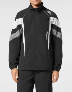 Abbigliamento Sportivo^Plein Sport Nylon Jogging Bomber Jacket LS Scratch