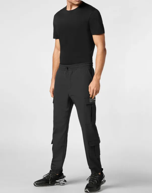 Abbigliamento Sportivo^Plein Sport Nylon Jogging Trousers