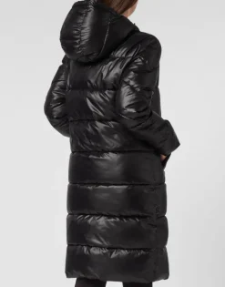 Giacche^Plein Sport Nylon Long Puffered Jacket