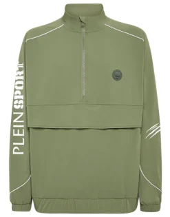 Abbigliamento Sportivo^Plein Sport Nylon Piping Anorak LS Scratch