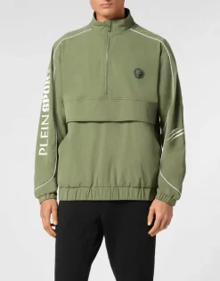 Abbigliamento Sportivo^Plein Sport Nylon Piping Anorak LS Scratch