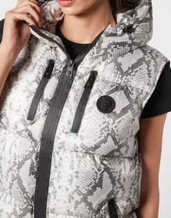 Giacche^Plein Sport Nylon Puffer Gilet Pitone