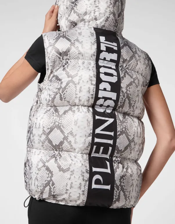 Giacche^Plein Sport Nylon Puffer Gilet Pitone