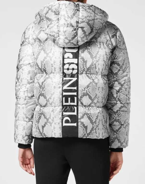 Giacche^Plein Sport Nylon Puffer Jacket Pitone