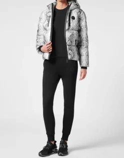 Giacche^Plein Sport Nylon Puffer Jacket Pitone
