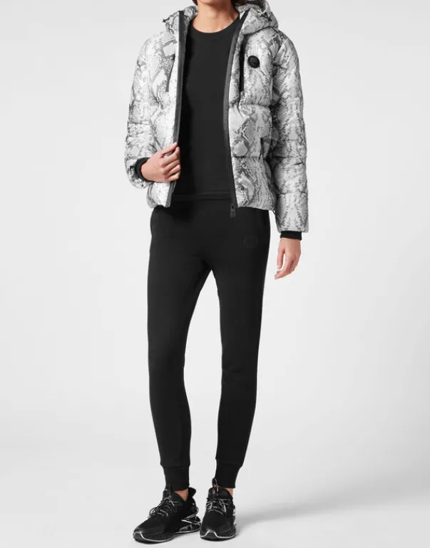 Giacche^Plein Sport Nylon Puffer Jacket Pitone