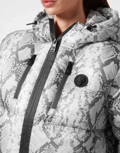Giacche^Plein Sport Nylon Puffer Jacket Pitone