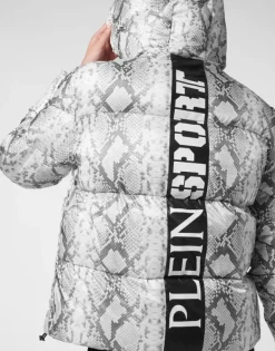 Giacche^Plein Sport Nylon Puffer Jacket Pitone