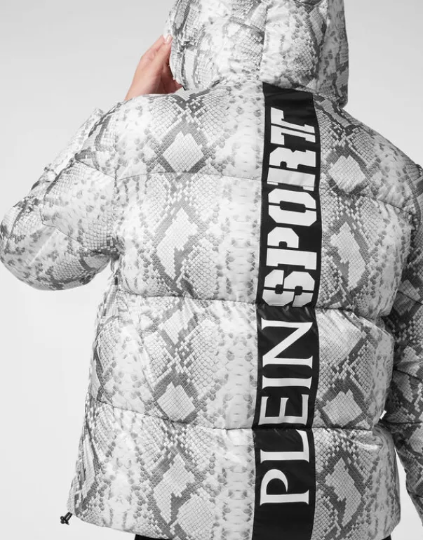 Giacche^Plein Sport Nylon Puffer Jacket Pitone