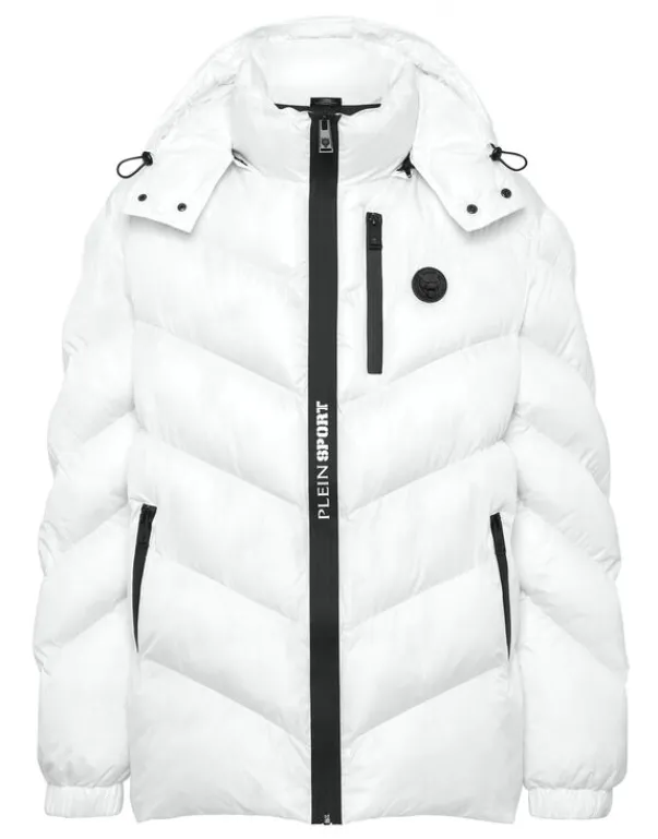 Giacche^Plein Sport Nylon Puffer Jacket Tiger