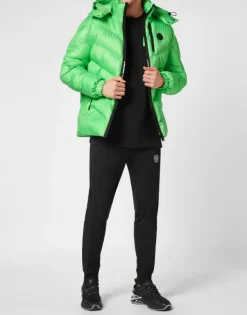Giacche^Plein Sport Nylon Puffer Jacket Tiger