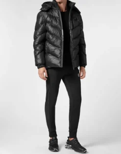 Giacche^Plein Sport Nylon Puffer Jacket Tiger