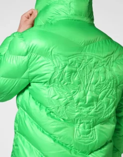 Giacche^Plein Sport Nylon Puffer Jacket Tiger