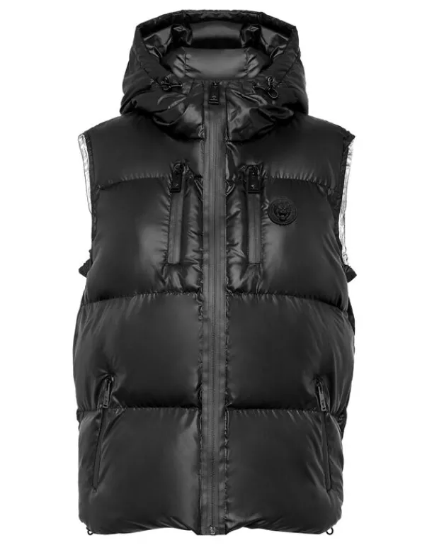 Giacche^Plein Sport Nylon Puffer Vest