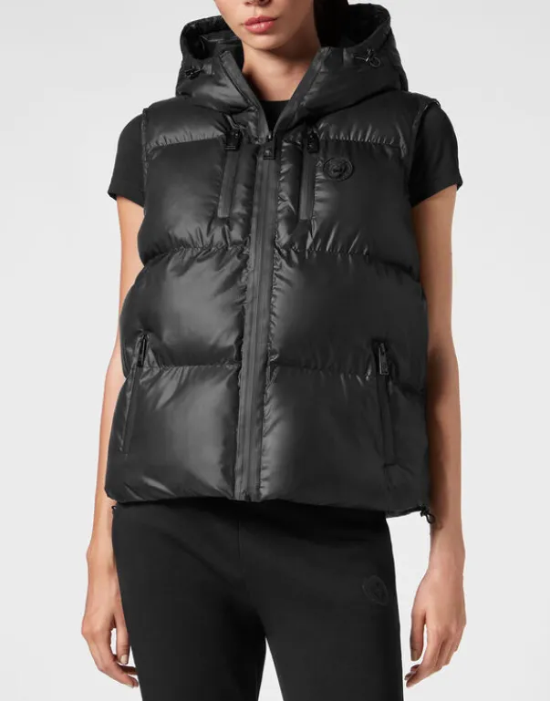 Giacche^Plein Sport Nylon Puffer Vest
