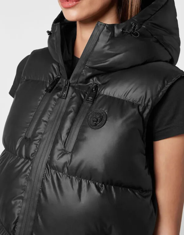 Giacche^Plein Sport Nylon Puffer Vest