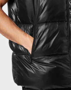 Uomo | Giacche^Plein Sport Nylon Puffered Vest Jacket