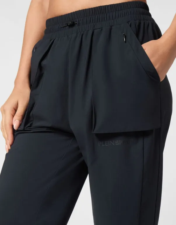 Abbigliamento Sportivo^Plein Sport Nylon Stretch High Waisted Jogging Pants