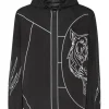 Uomo | Giacche^Plein Sport Nylon Windbreaker Tiger Court Edition