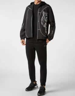 Uomo | Giacche^Plein Sport Nylon Windbreaker Tiger Court Edition