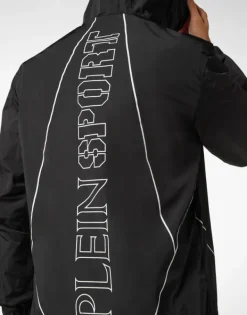 Uomo | Giacche^Plein Sport Nylon Windbreaker Tiger Court Edition