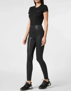 Abbigliamento Sportivo^Plein Sport Overlock Push Up Leggings Scratch