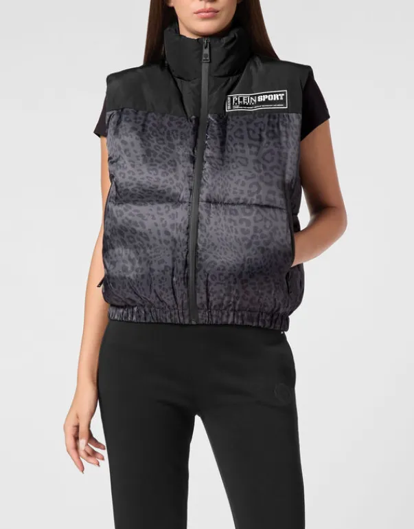 Donna | Giacche^Plein Sport Padded Vest Leopard