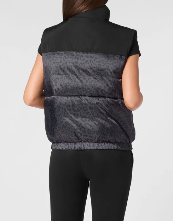 Donna | Giacche^Plein Sport Padded Vest Leopard