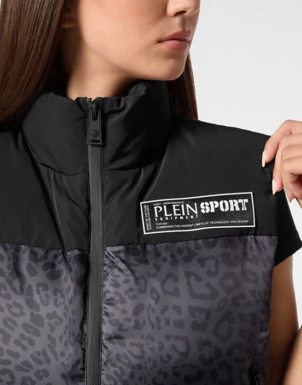 Donna | Giacche^Plein Sport Padded Vest Leopard
