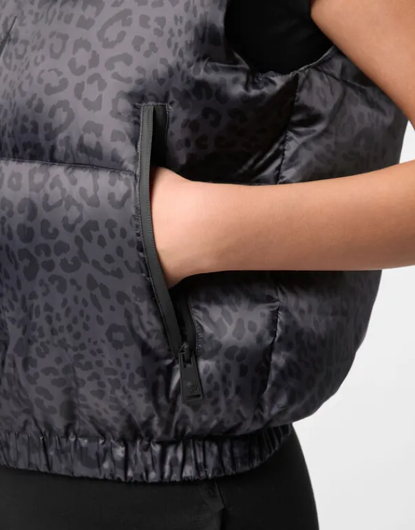 Donna | Giacche^Plein Sport Padded Vest Leopard