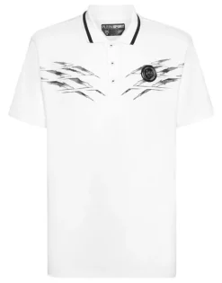T-shirts^Plein Sport Piquet Polo SS Scratch