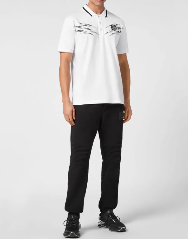 T-shirts^Plein Sport Piquet Polo SS Scratch