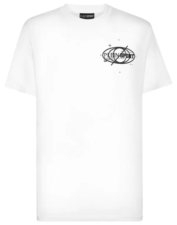 T-shirts^Plein Sport Cotton T-shirt Round Neck SS Logos