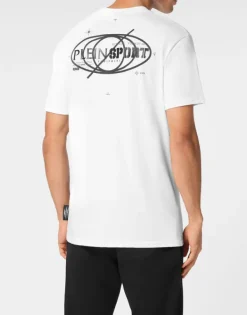 T-shirts^Plein Sport Cotton T-shirt Round Neck SS Logos