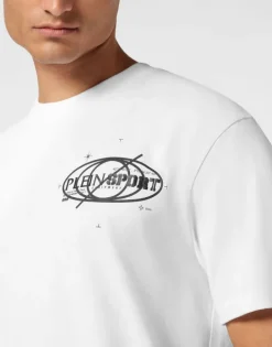 T-shirts^Plein Sport Cotton T-shirt Round Neck SS Logos
