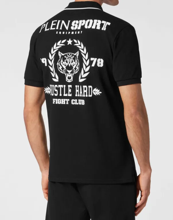 T-shirts^Plein Sport Polo Shirt Slim Fit SS Carbon Tiger