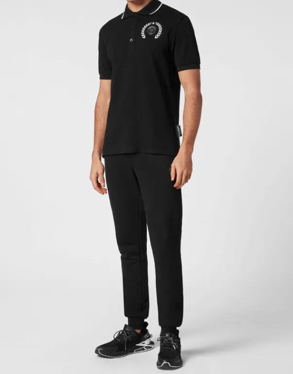 T-shirts^Plein Sport Polo Shirt Slim Fit SS Carbon Tiger
