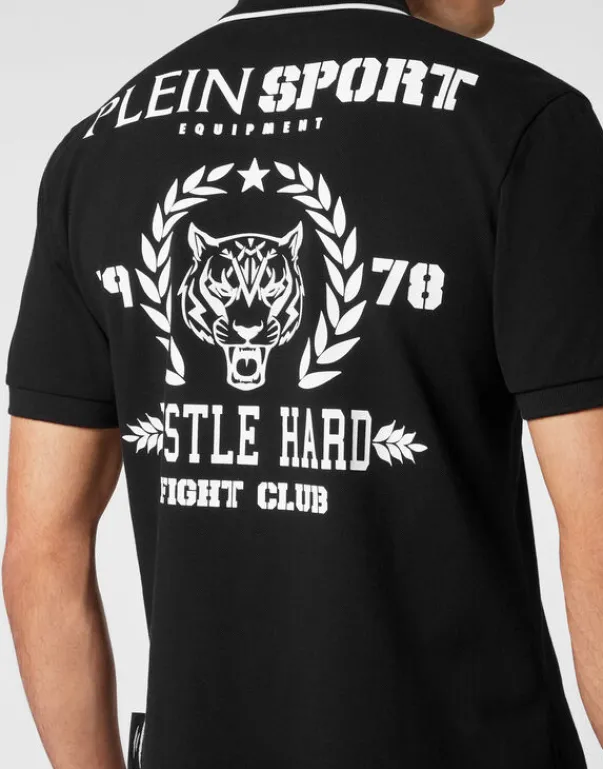 T-shirts^Plein Sport Polo Shirt Slim Fit SS Carbon Tiger